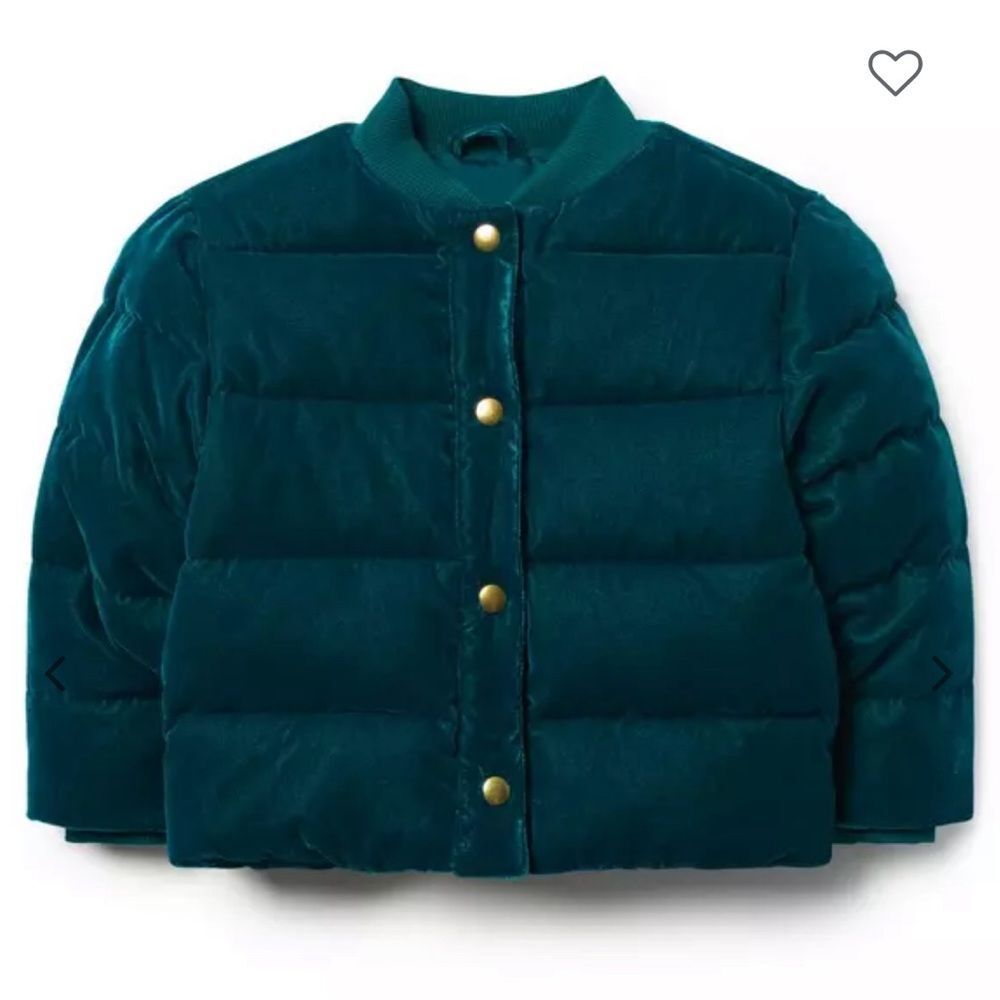 Kids Teal Puffer Jacket